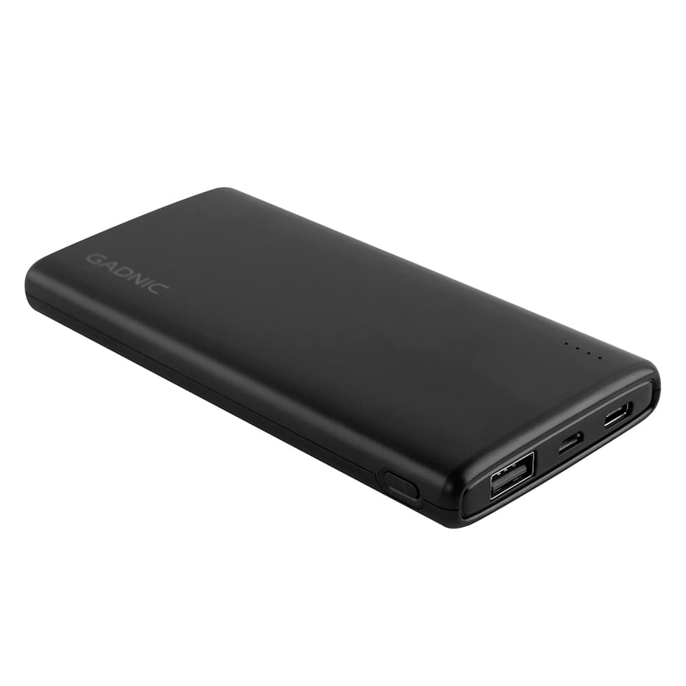 Power Bank Gadnic 10000 mAh Cargador Portátil Compatibilidad Universal 