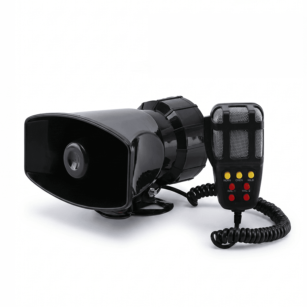 Sirena 100w 7 Sonidos Tono Alarma Moto Auto Policia Megafono Usado