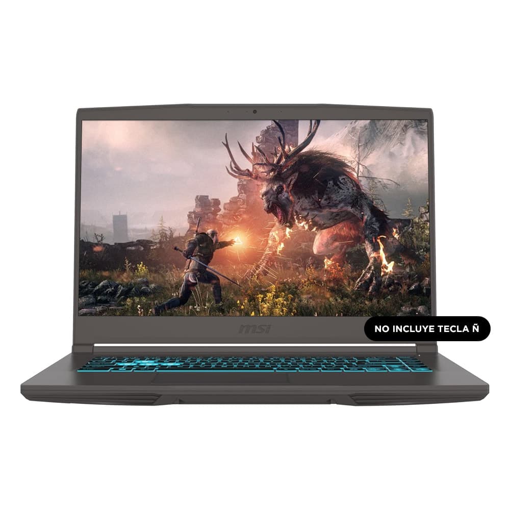 Notebook Msi Thin 15 Core I5 13420h 16gb 512GB Rtx 4050 6gb GDDR6 156 144Hz Color Gris 