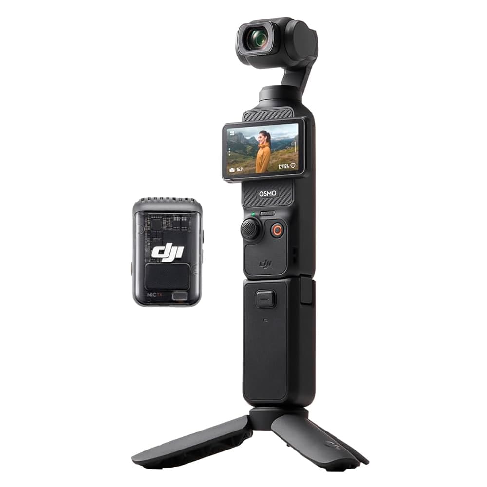 Cámara De Video DJI Osmo Pocket 3 Combo Para Creadores CMOS 1", Vídeo 4K120 fps, Estabilización En 3 Ejes, Enfoque Rápido, Seguimiento De Caras/Objetivos, Incluye Micrófono