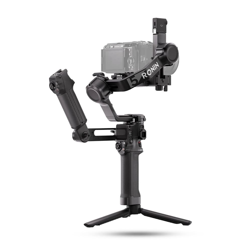 Estabilizador DJI RS 5 Combo Profesional 3 Ejes Carga 3 kg Seguimiento Inteligente Autonomia 14 Horas Pantalla Tactil