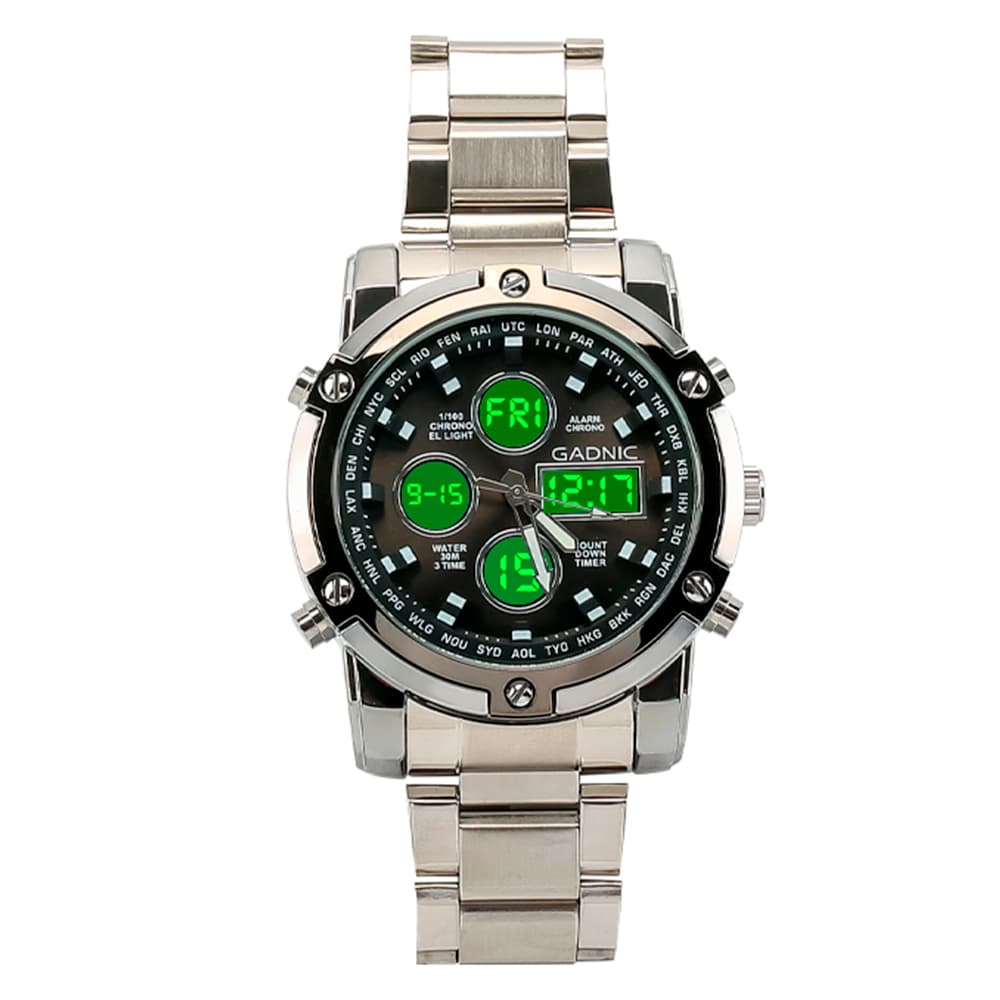 Reloj Digital Gadnic RPKL13 Acero Inoxidable Cronometro Alarma Timer