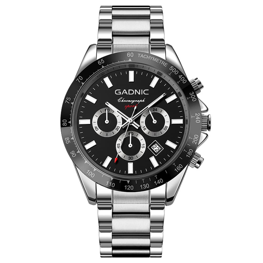 Reloj de Cuarzo para Hombre Gadnic Morfeo Resistente al Agua con Fecha y Hora
