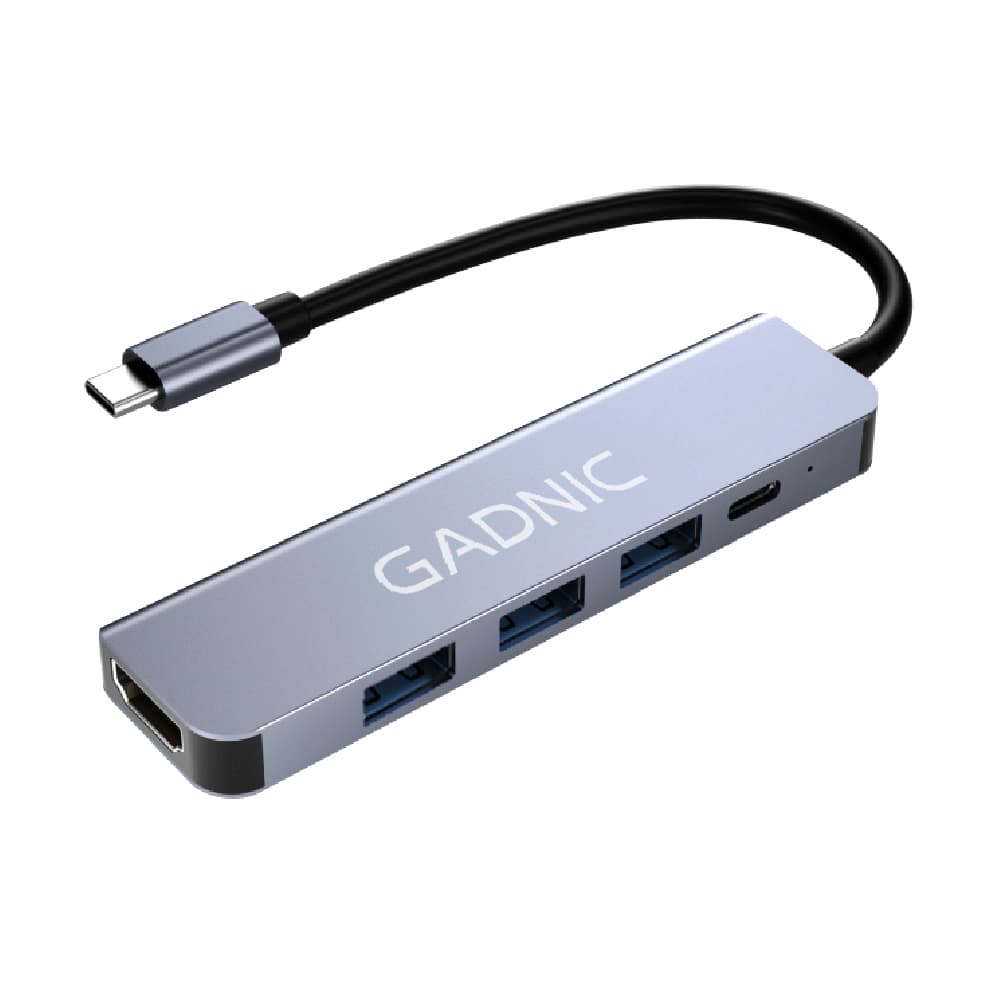 Adaptador USB C Hub Para Mac y Pc 4 en 1 Usb C - HDMI - Usb 30