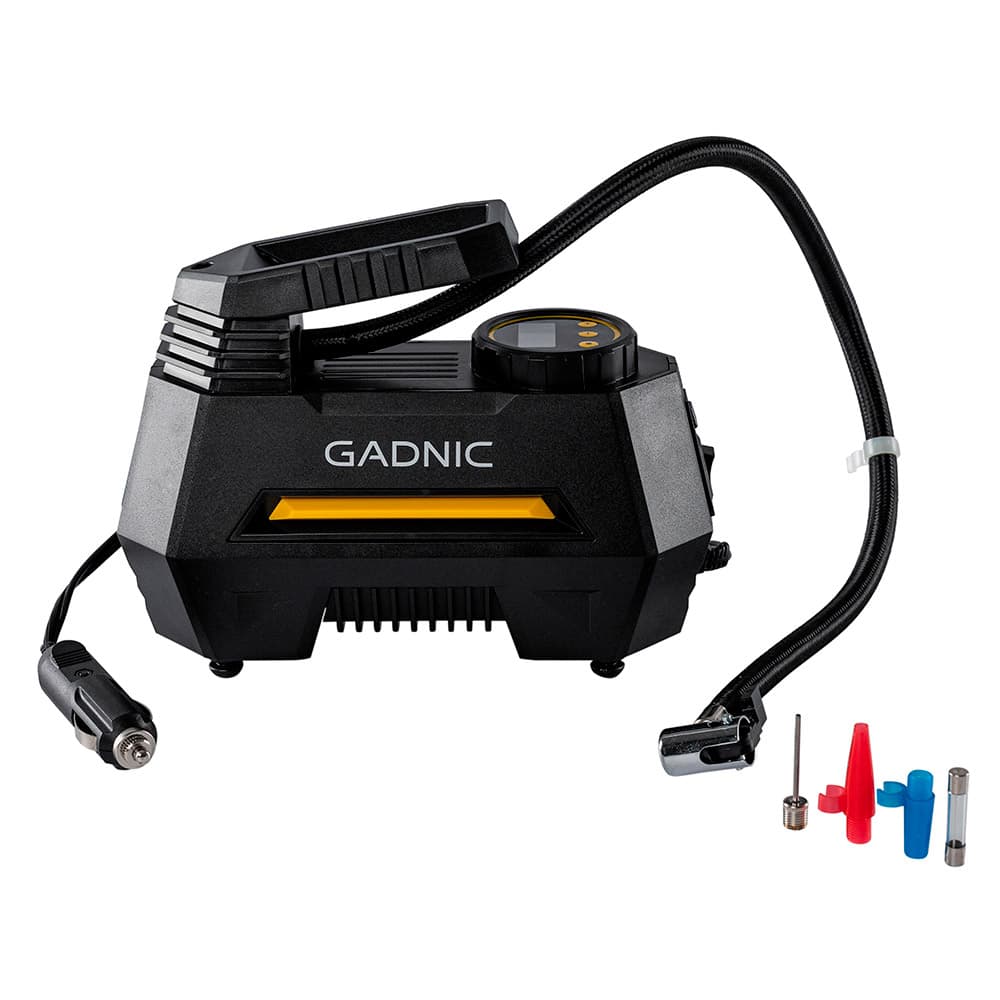 Compresor Inflador de Aire Gadnic 150PSI Linterna LED