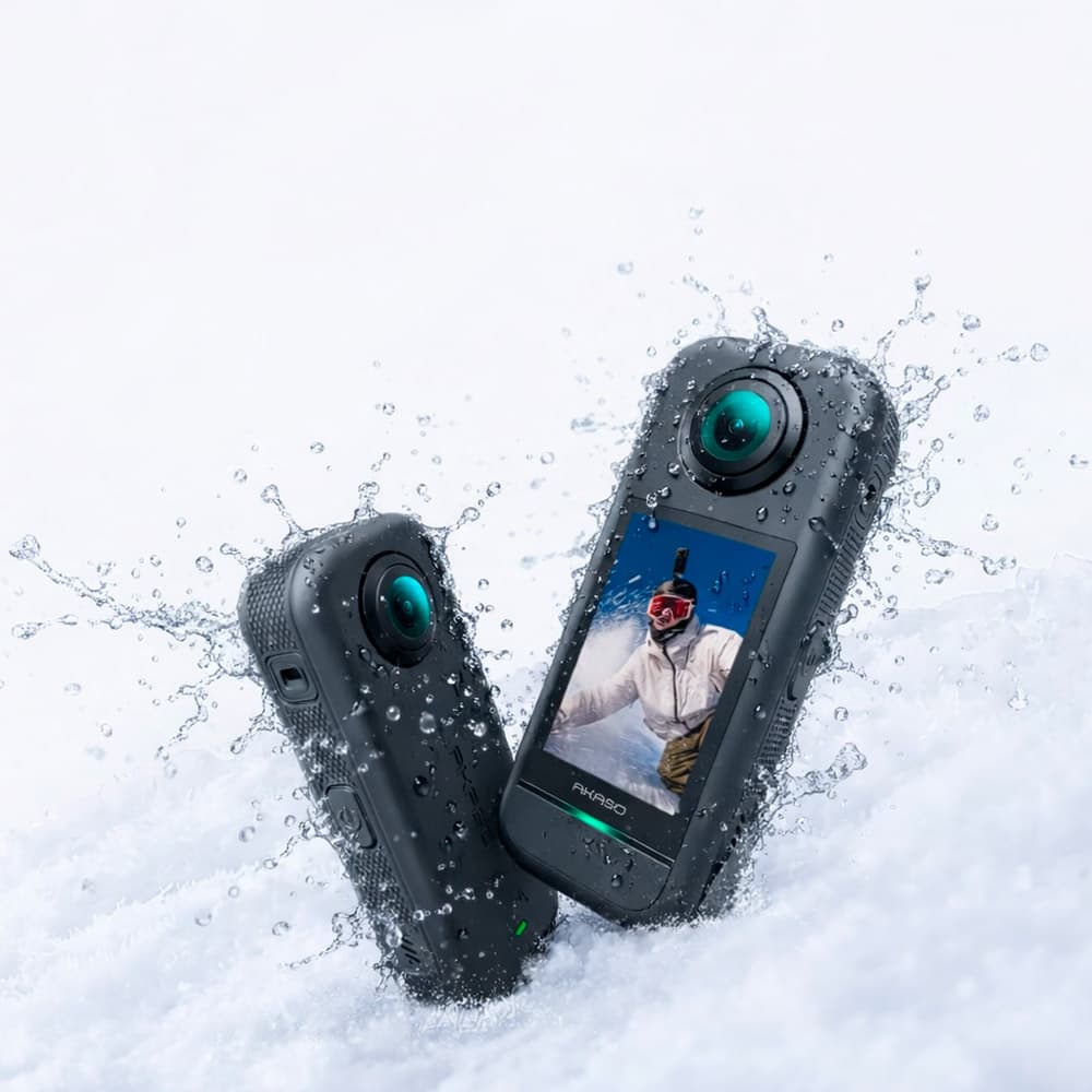 Camara Deportiva Akaso 360 5.7K 48MP Doble Sensor Estabilizacion 360 WiFi Bluetooth Pantalla Tactil