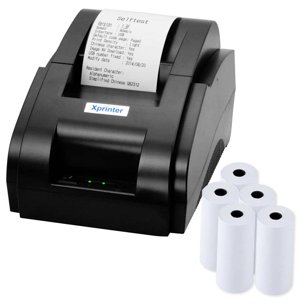 Impresora Térmica X-Printer XP-58IIH Bluetooth 58mm Alta Velocidad Impresión 90mms