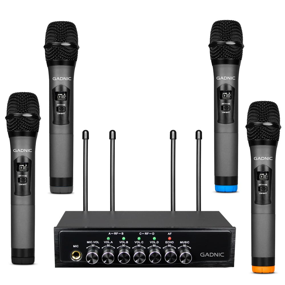 Micrófono Inalámbrico Profesional Gadnic BT408 UHF